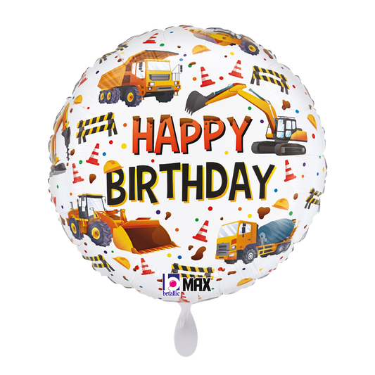 1 ballon - Anniversaire Équipement de chantier