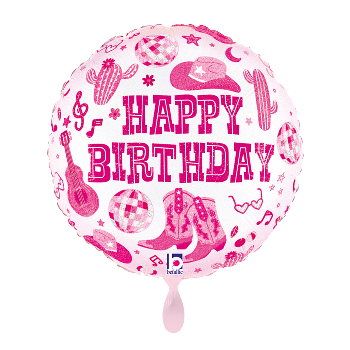 1 Ballon - Anniversaire Vachette Disco