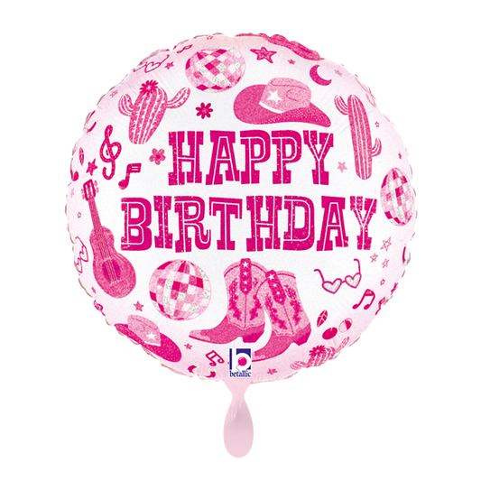1 Ballon - Anniversaire Vachette Disco