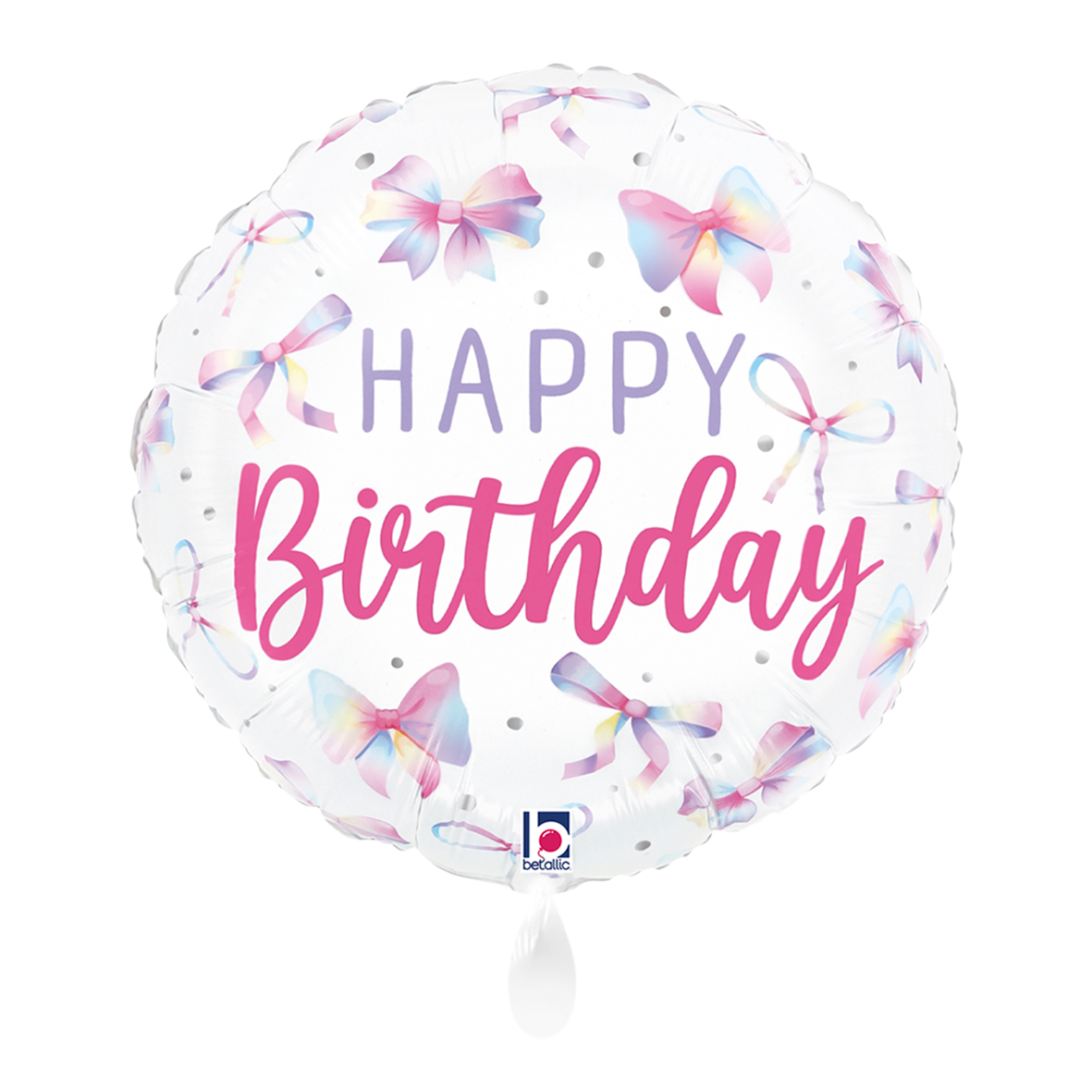 1 Ballon - Arc-en-ciel Joyeux Anniversaire