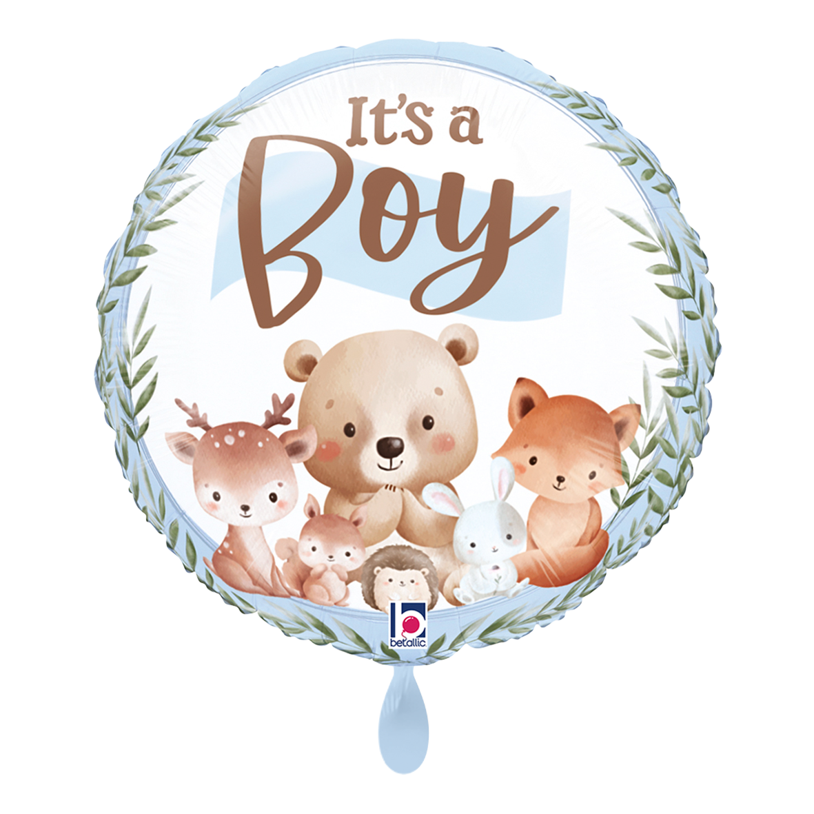 1 Ballon - Woodland It's A Boy