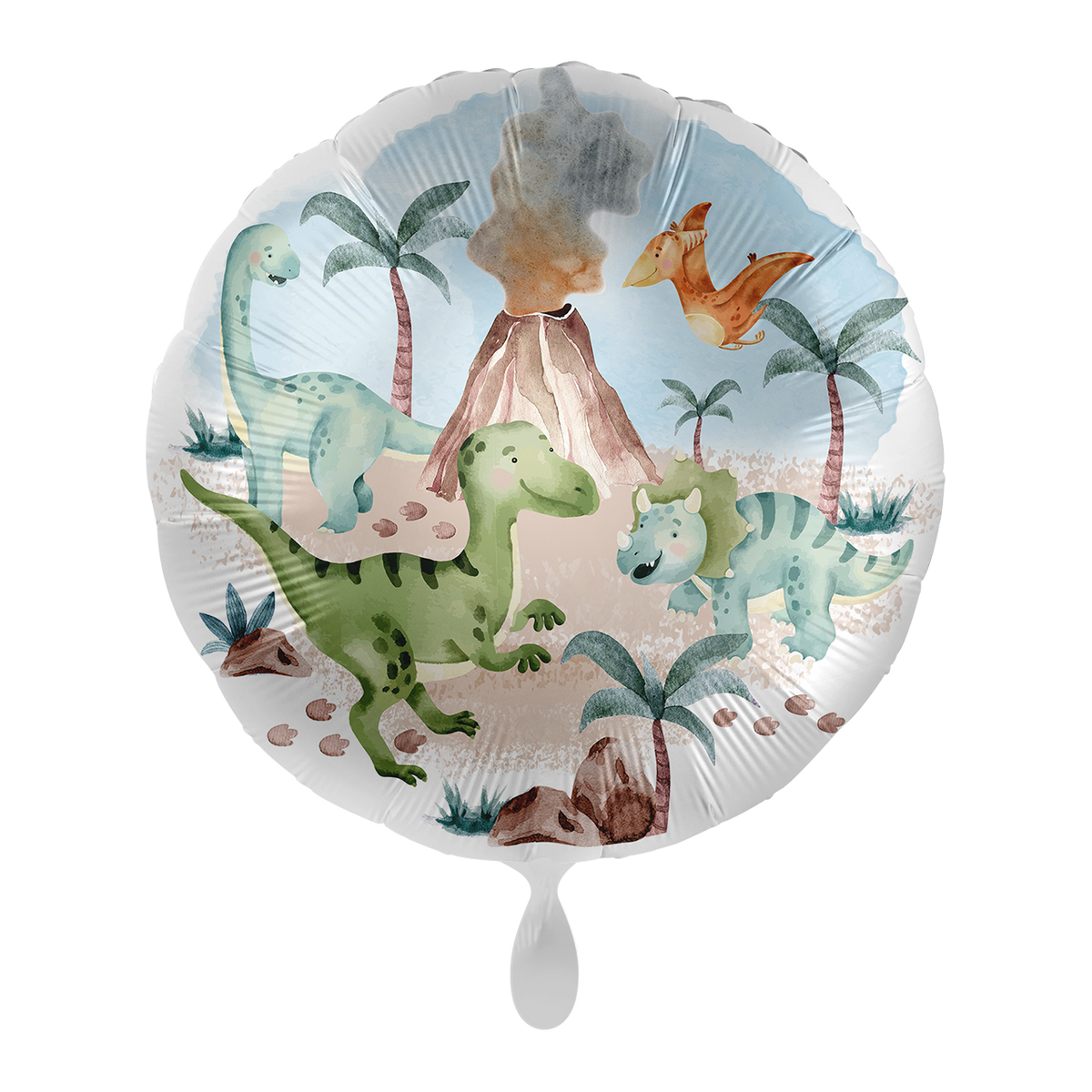 1 Ballon - Funny Dino - UNI