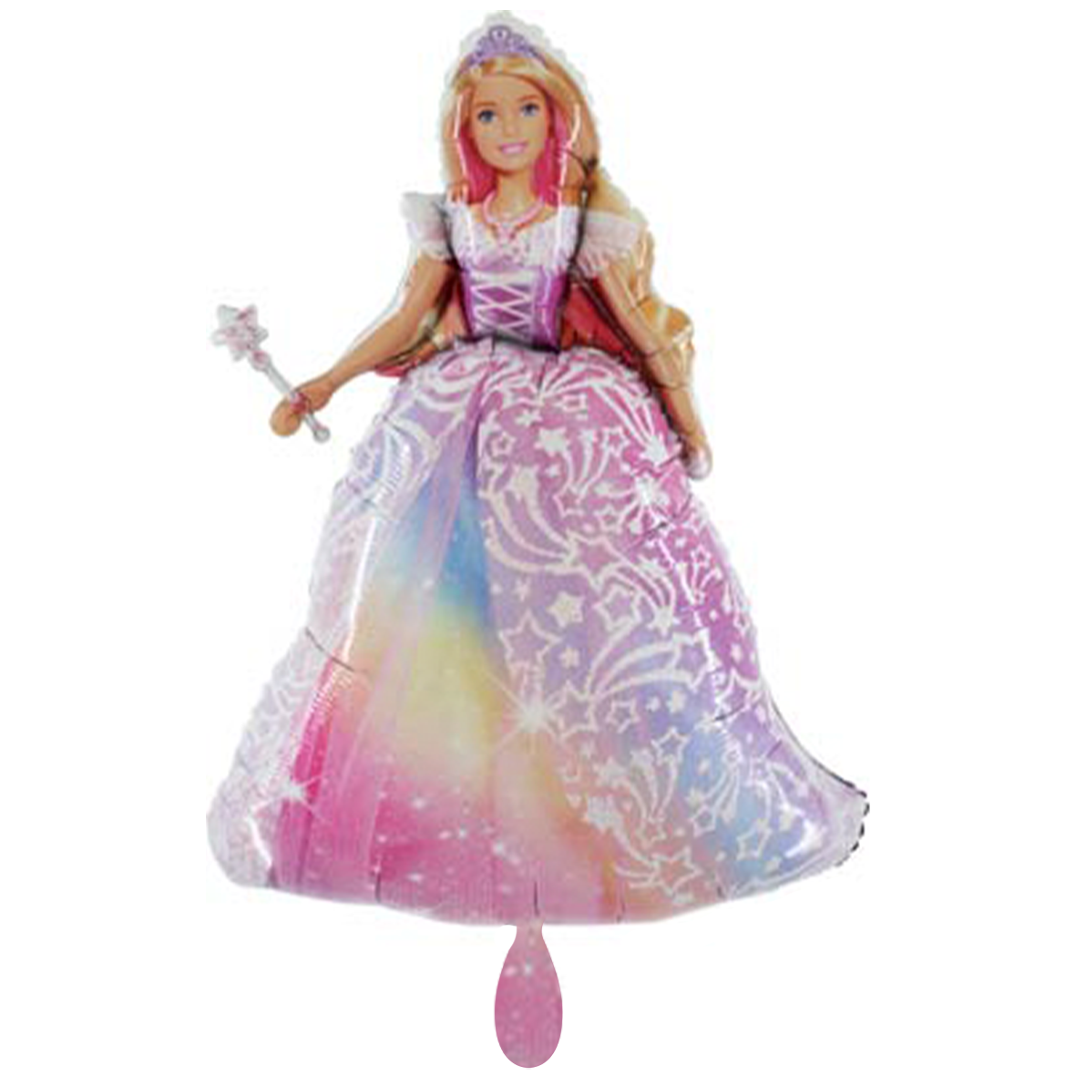 1 Ballon XXL - Barbie Princesse