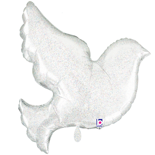 1 Ballon XXL - Perle Blanc Colombe