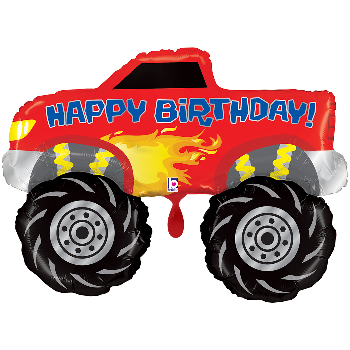 1 Ballon XXL - Monster Truck Verjaardag