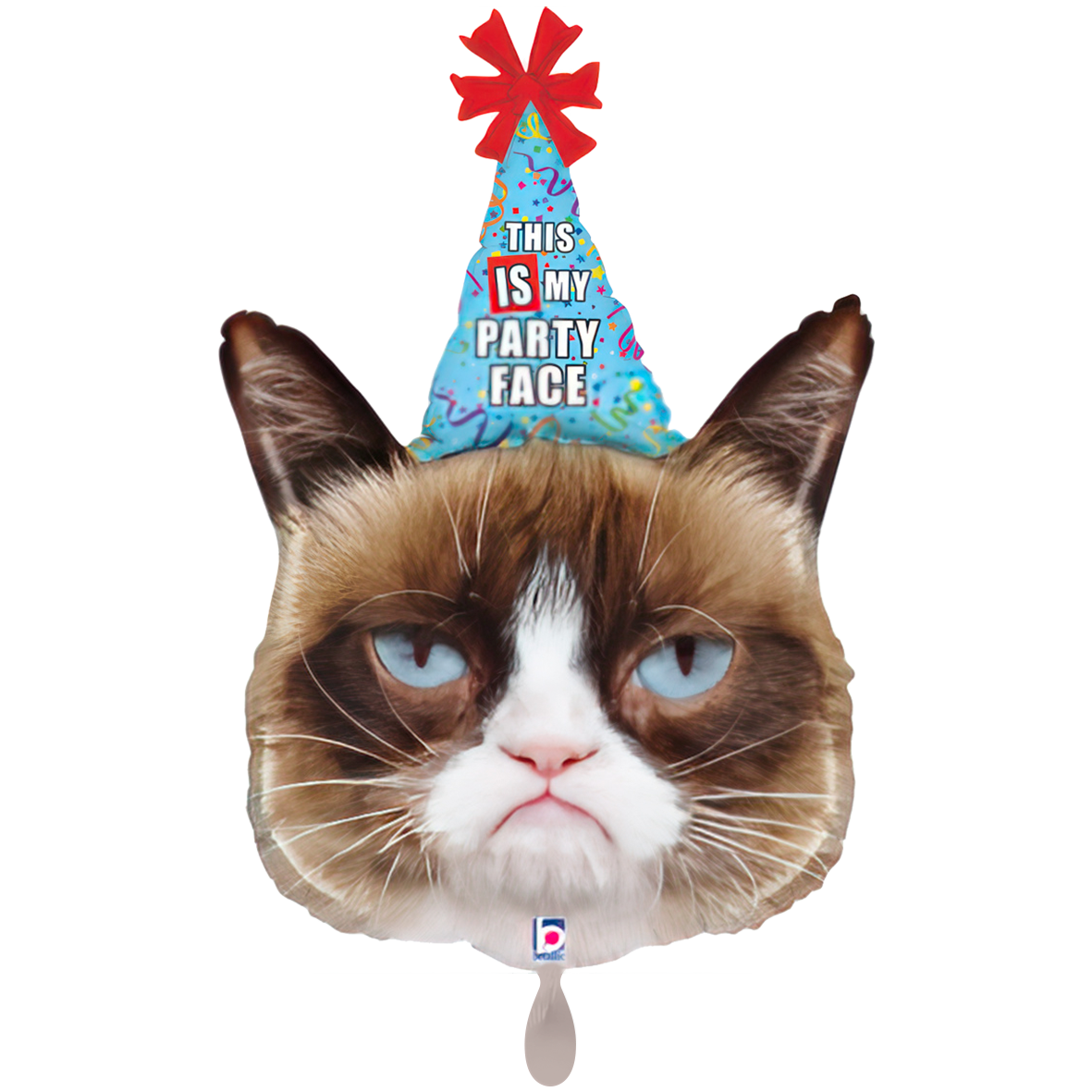 1 Ballon XXL - Grumpy Cat Party Face