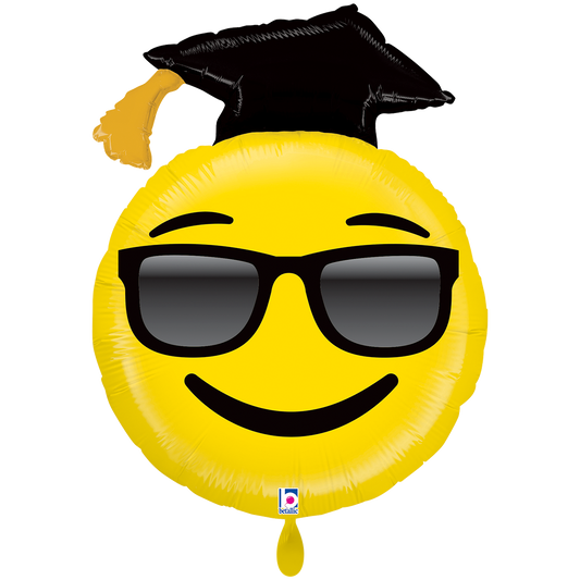 1 Ballon XXL - Emoji Afstudeerfeest