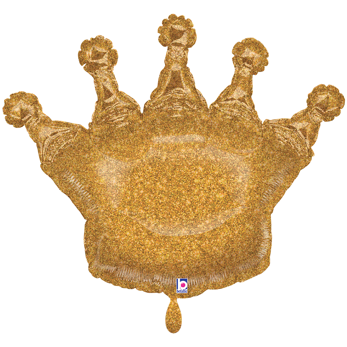 1 Ballon XXL - Couronne scintillante