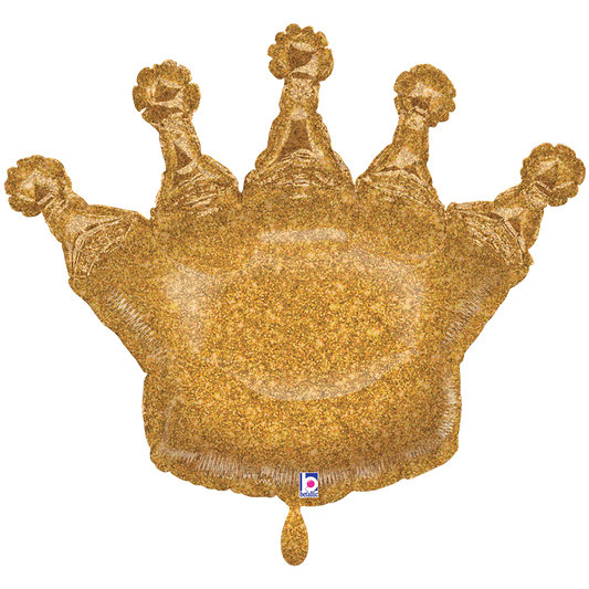 1 Ballon XXL - Couronne scintillante