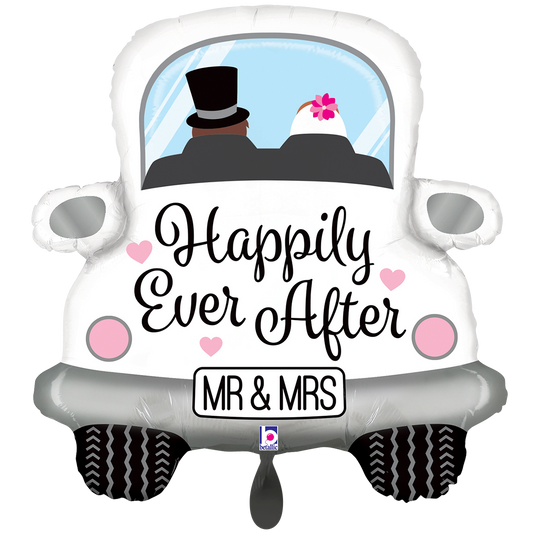 1 Ballon XXL - Happily Ever After Voiture