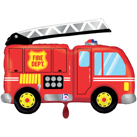1 ballon XXL - Camion de pompiers