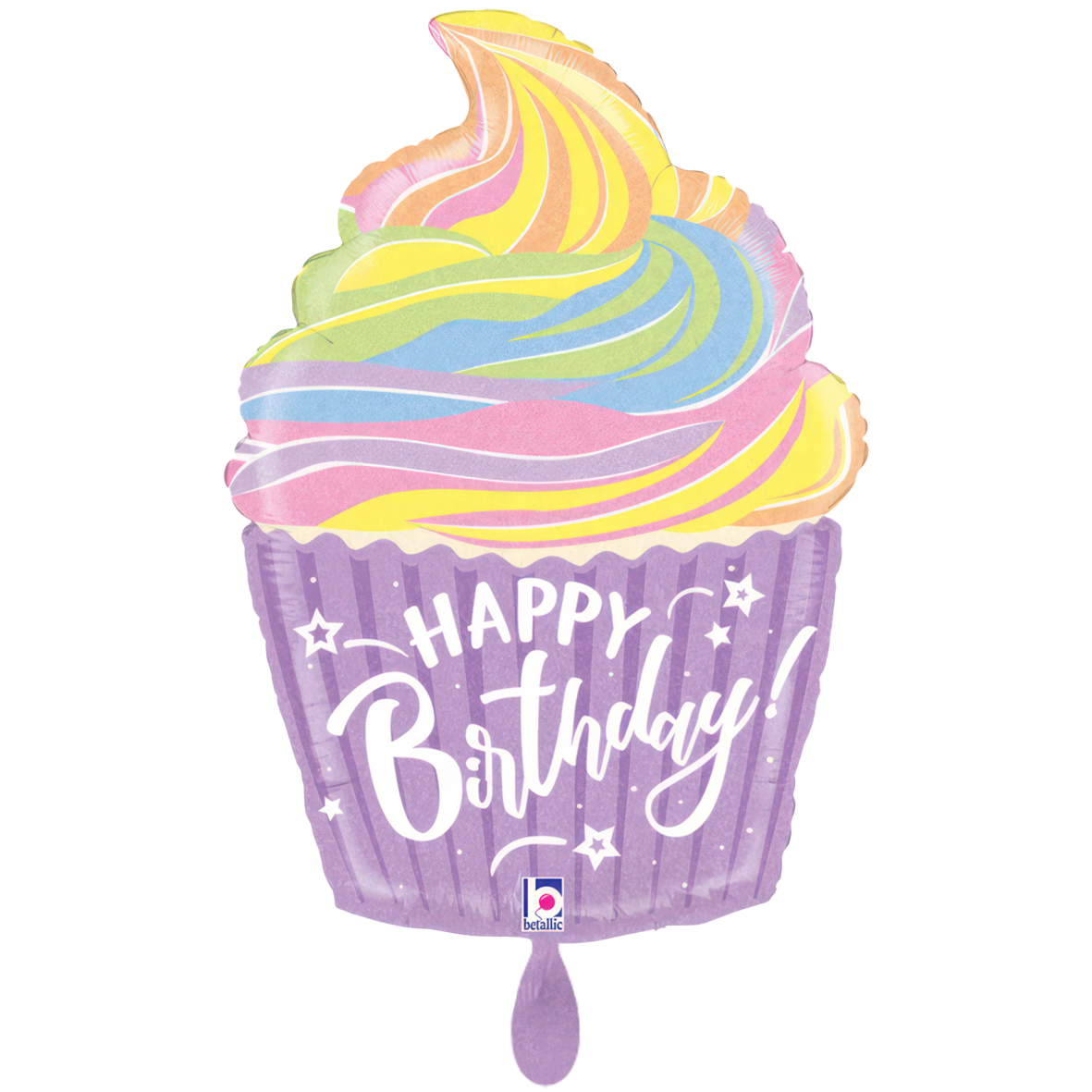 1 Ballon XXL - Pastel Anniversaire Cupcake