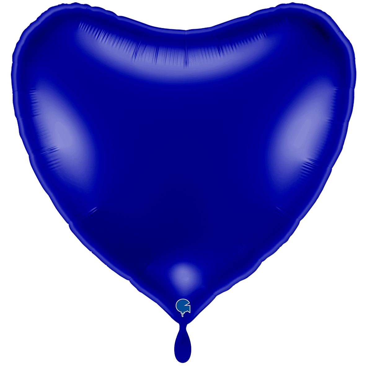 1 Ballon XXL - Cœur - Bleu Capri