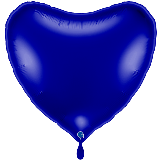 1 Ballon XXL - Cœur - Bleu Capri