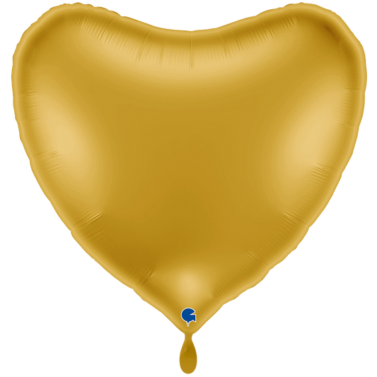 1 Ballon XXL - Cœur - Or