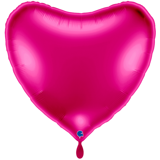 1 Ballon XXL - Cœur - Magenta
