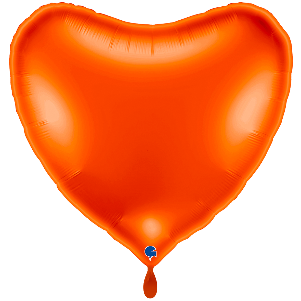 1 Ballon XXL - Cœur - Orange