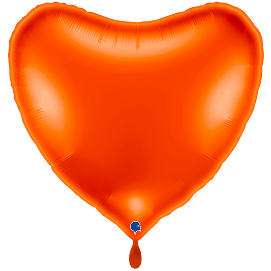 1 Ballon XXL - Cœur - Orange