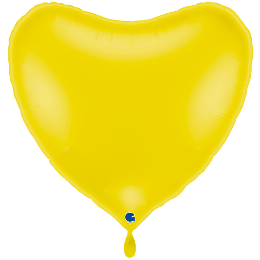 1 Ballon XXL - Cœur - Jaune Pastel