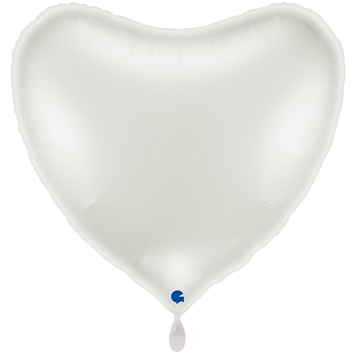 1 Ballon XXL - Cœur - Blanc