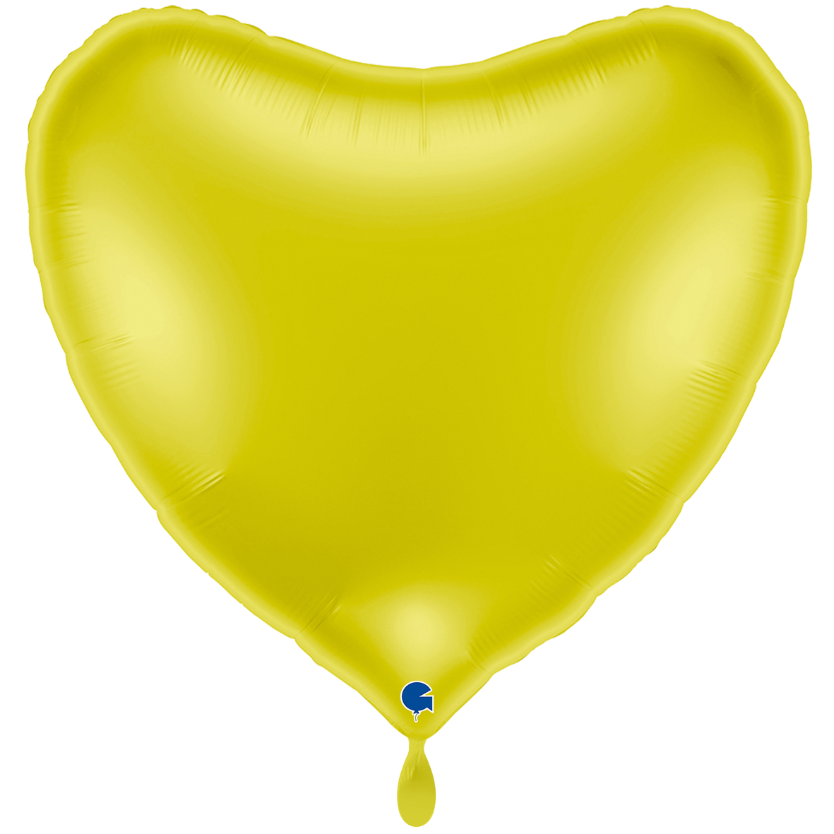 1 Ballon XXL - Cœur - Jaune