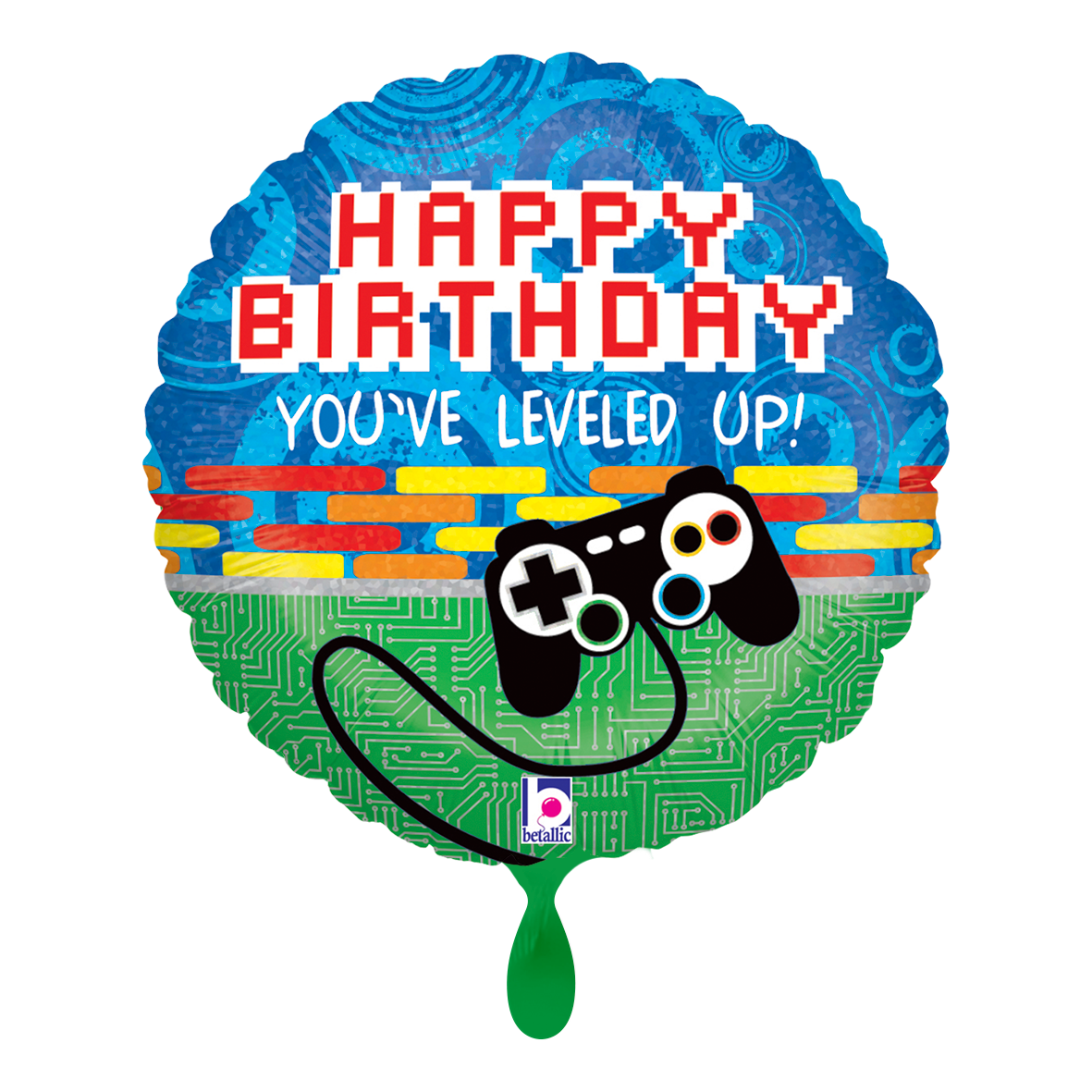 1 Ballon - Manette de jeu Anniversaire