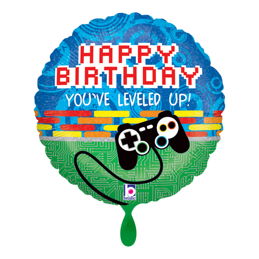 1 Ballon - Manette de jeu Anniversaire