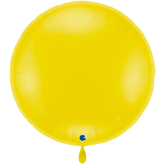 1 Ballon XXL - Rond - Pastelgeel