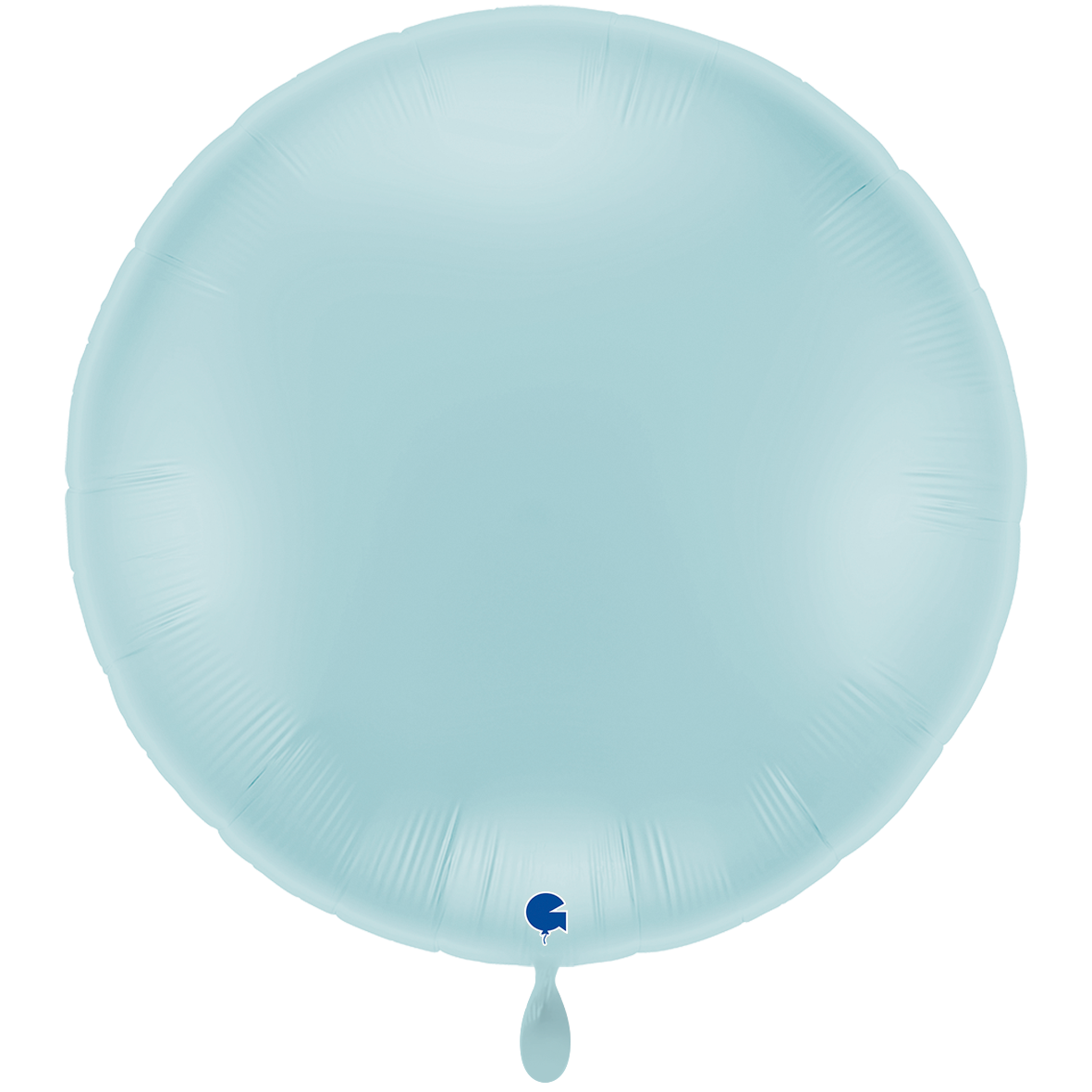 1 Ballon XXL - Rond - Bleu Pastel