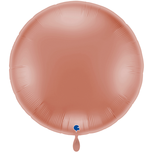 1 Ballon XXL - Rond - Or rose
