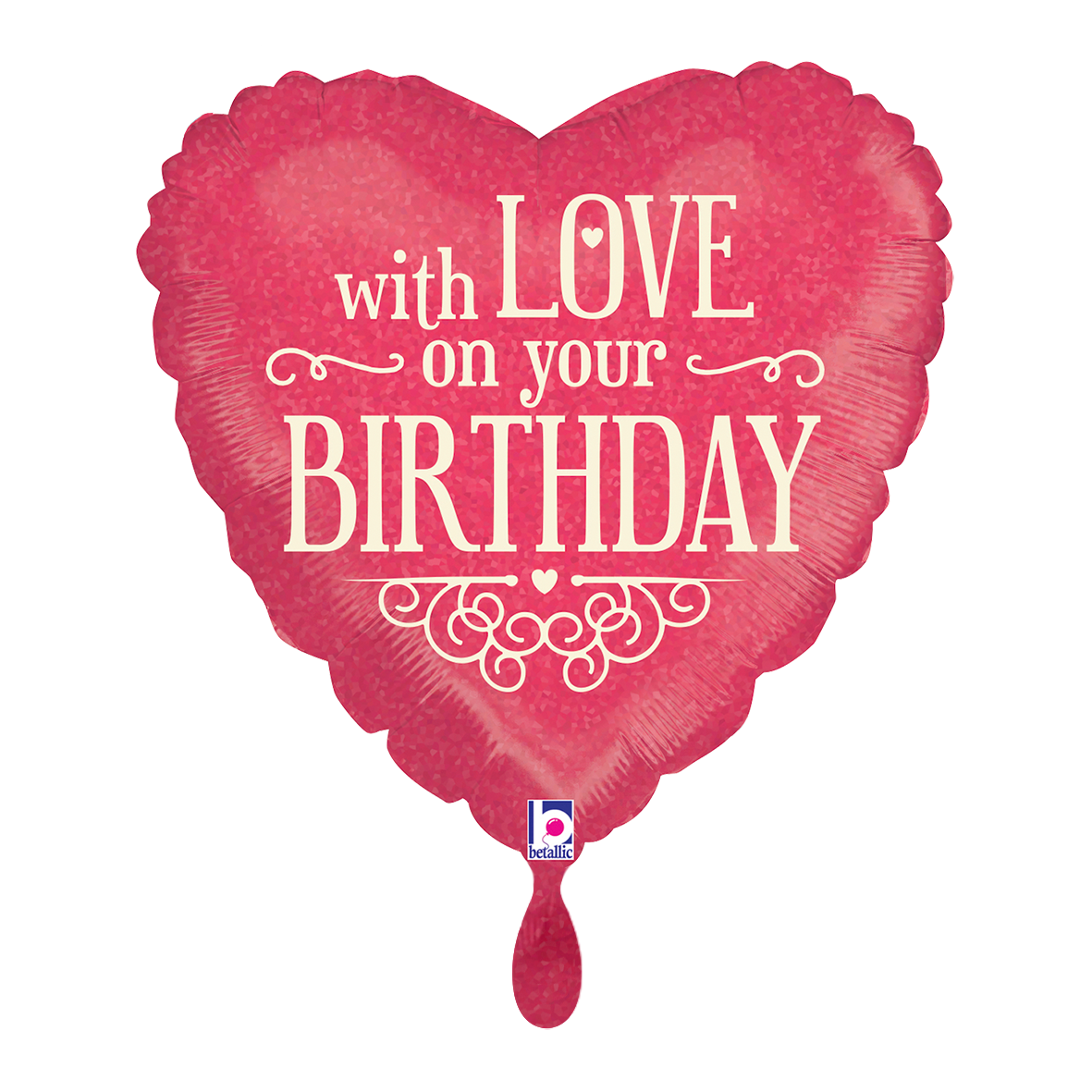 1 Ballon - Avec amour pour ton anniversaire