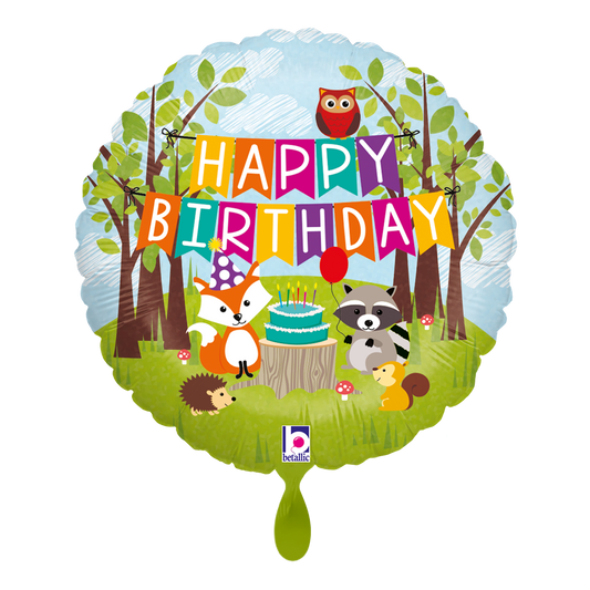 1 Ballon - Anniversaire Forêt