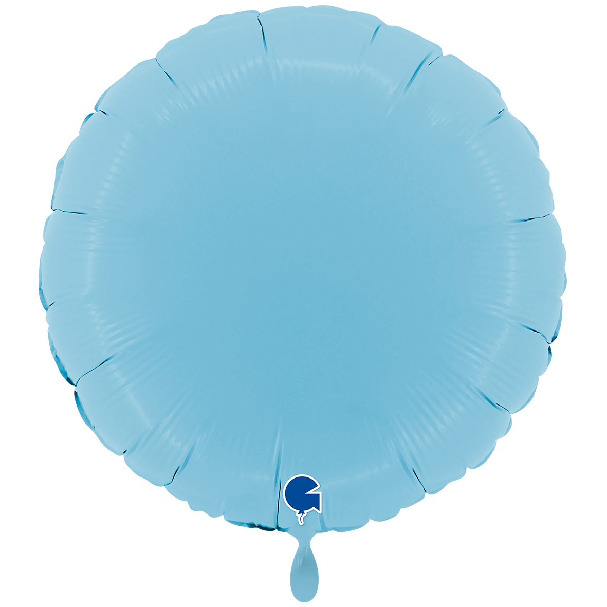 1 Ballon XXL - Rond - Matblauw