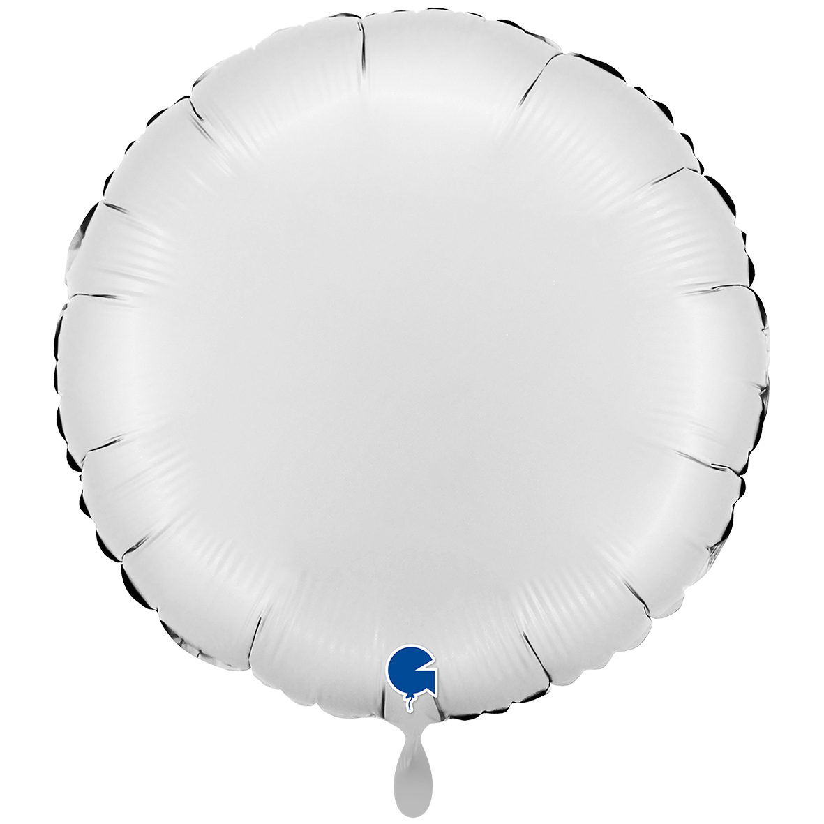 1 Ballon XXL - Rond - Blanc satiné