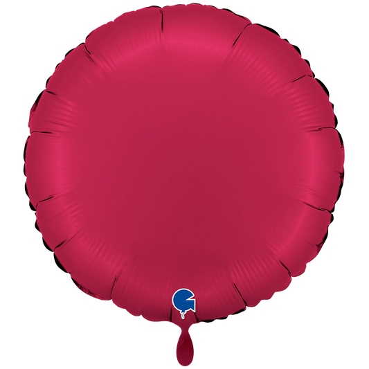 1 Ballon XXL - Rond - Satijn Kers