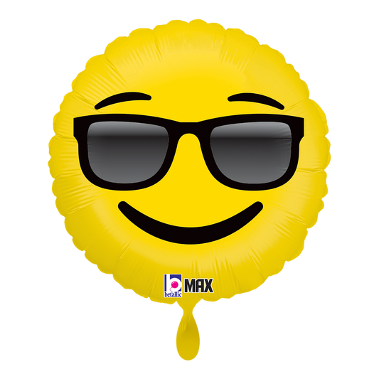 1 Ballon - Émoji Lunettes de soleil