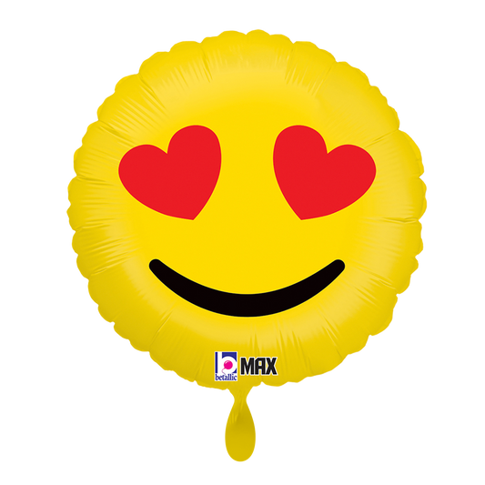 1 ballon - Cœurs Emoji