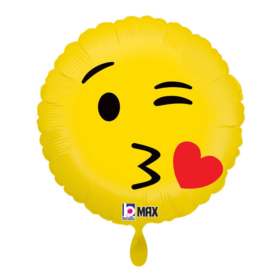 1 Ballon - Émoji Baiser