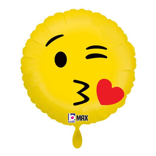 1 Ballon - Émoji Baiser