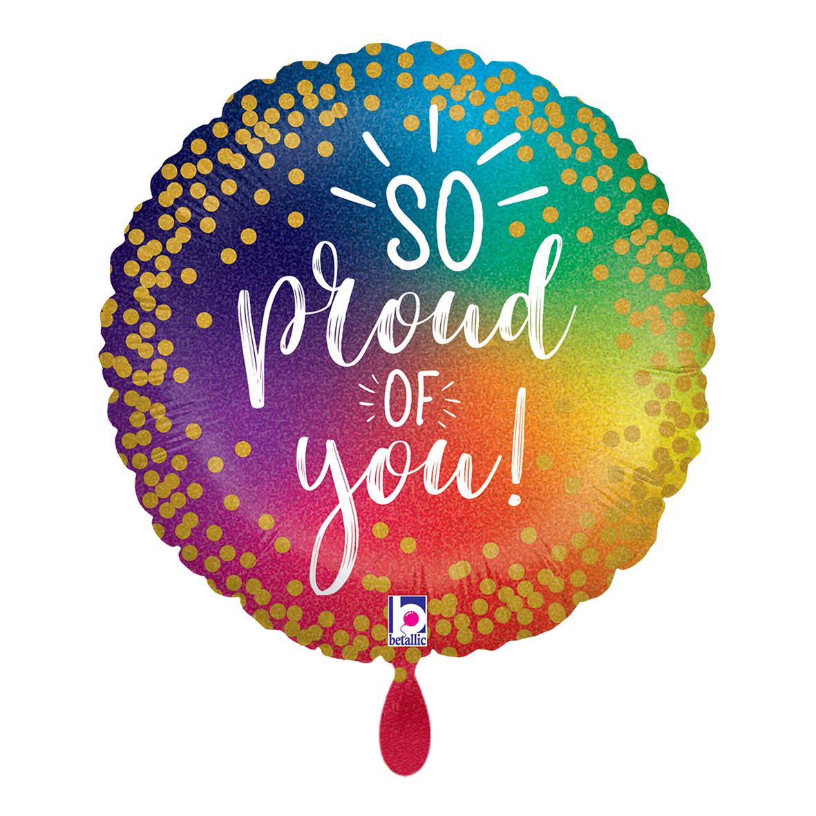 1 Ballon - So Proud Rainbow