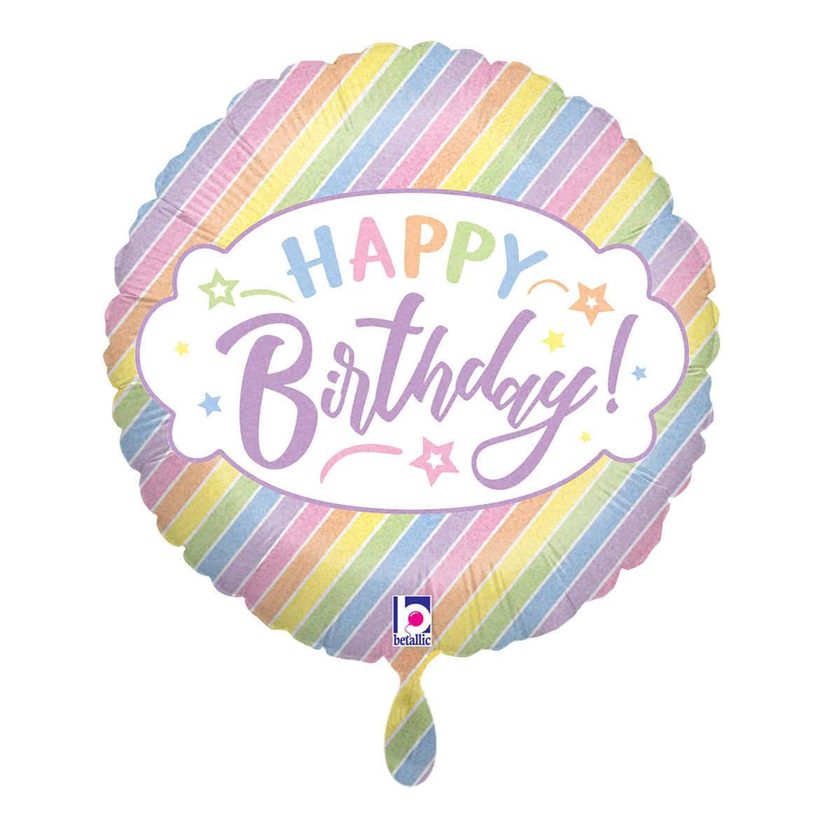 1 Ballon - Anniversaire Pastel