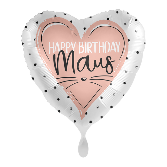 1 Ballon - Brillant - Joyeux anniversaire Souris - FRA