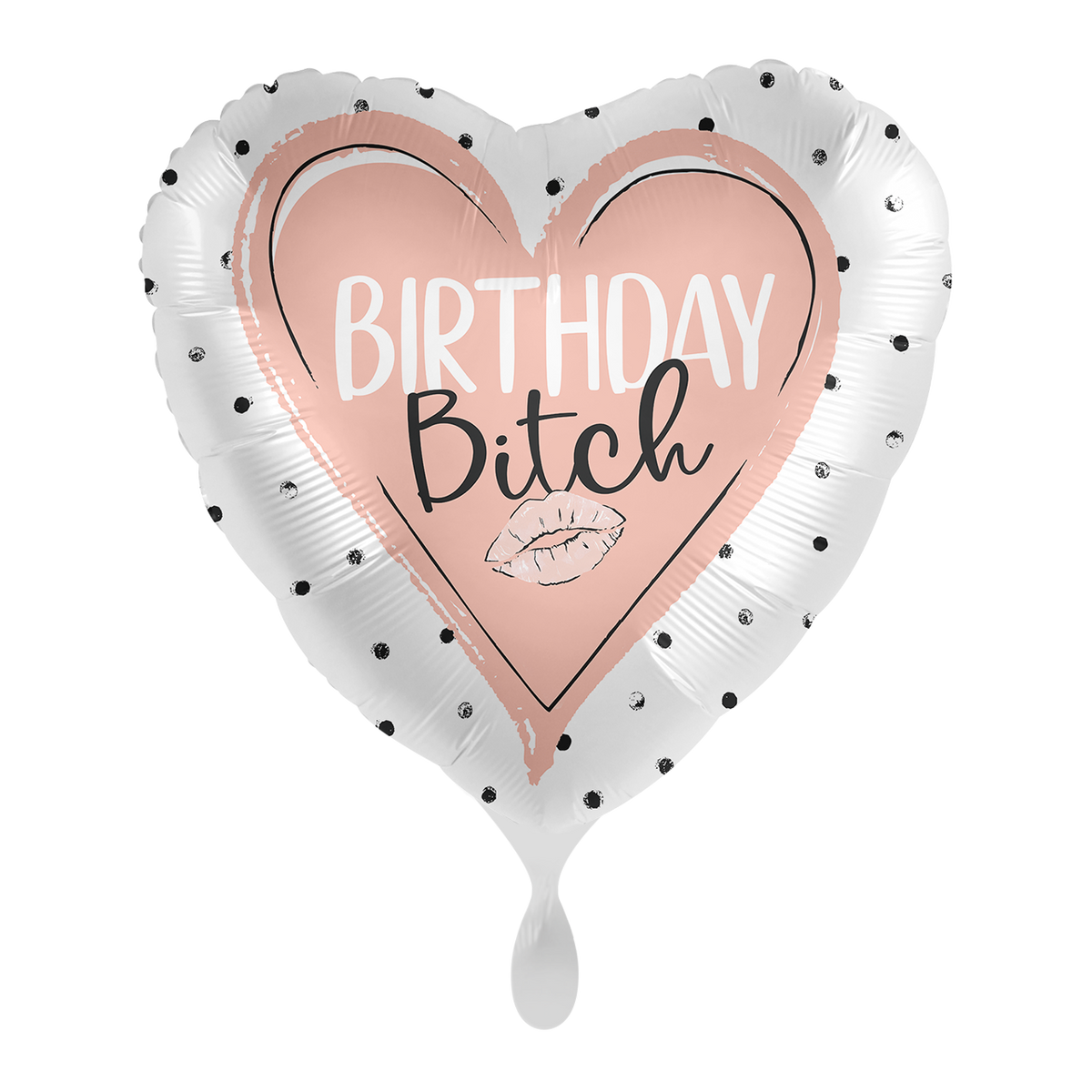 1 Ballon - Glanzend - Birthday Bitch - ENG