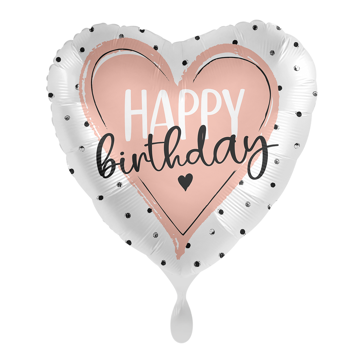 1 Ballon - Glanzend - Happy Birthday - ENG