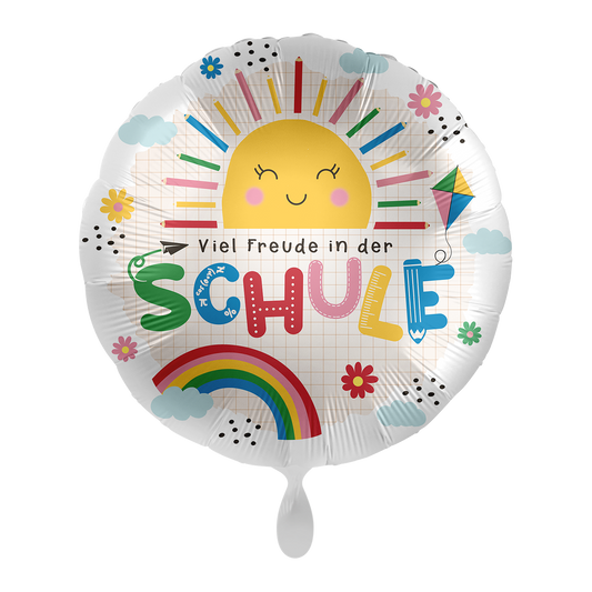 1 Ballon - School - Zonnige start van school - NLD