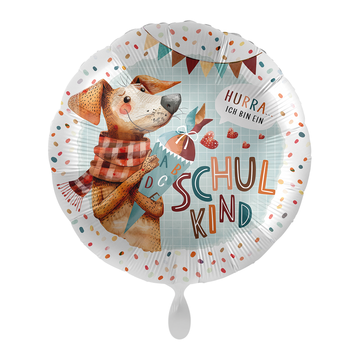 1 Ballon - École - Chien écolier - FR