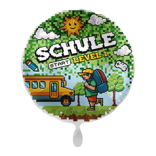 1 Ballon - School - Schule Game Level 1 - GER
