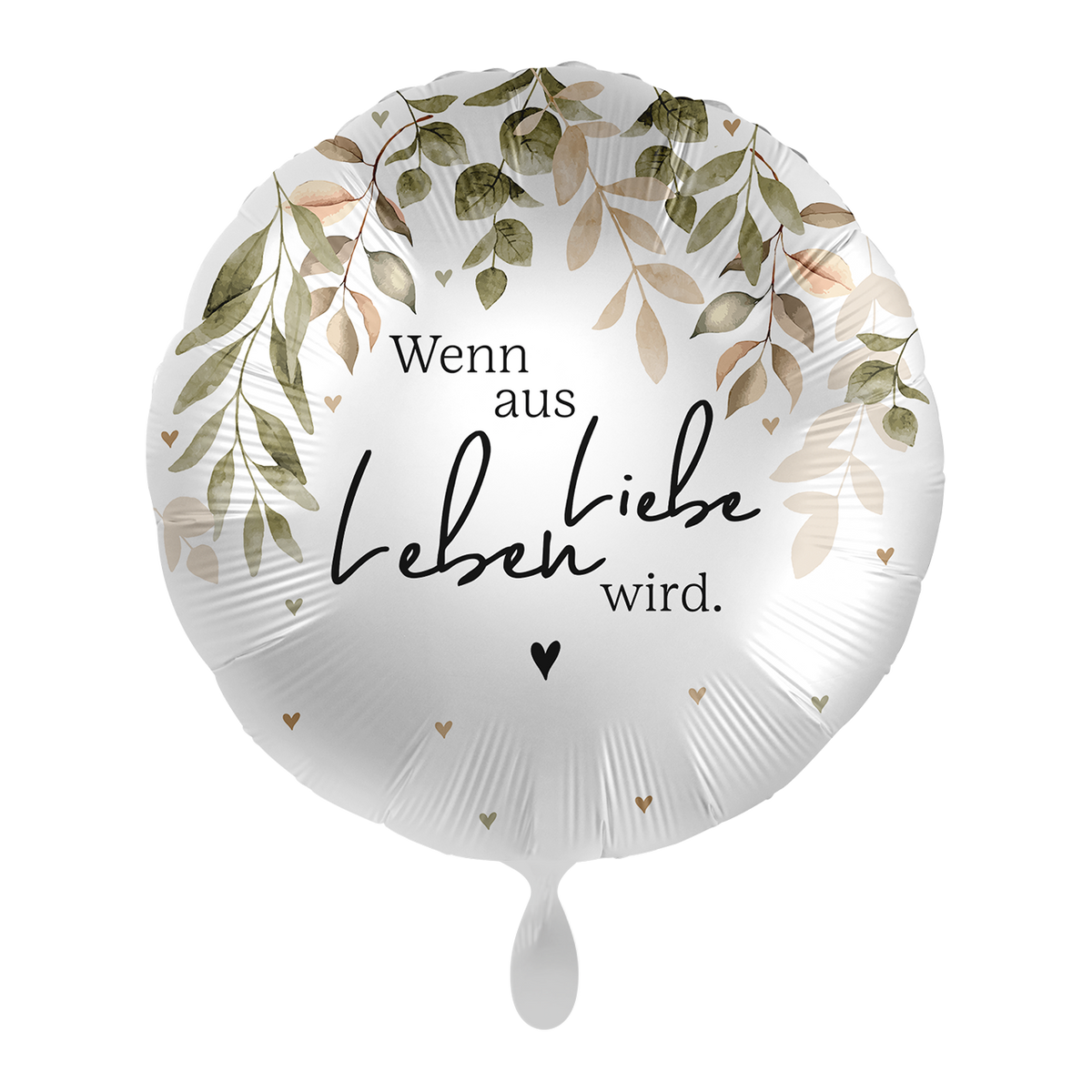 1 ballon - baby neutraal - uit liefde voor het leven - GER