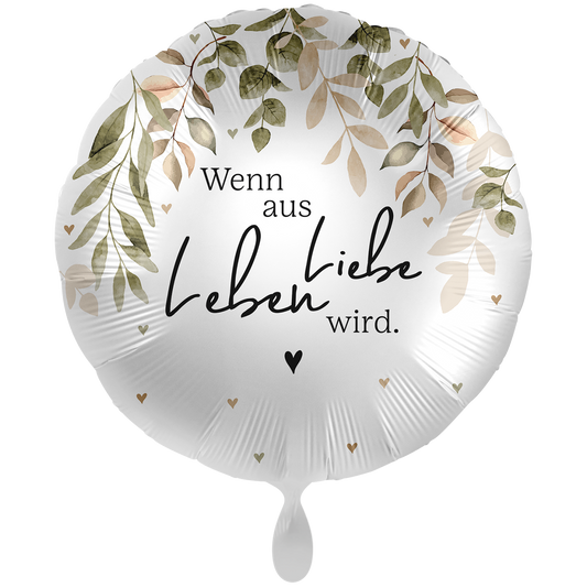 1 ballon XXL - Baby neutraal - Uit liefde voor het leven