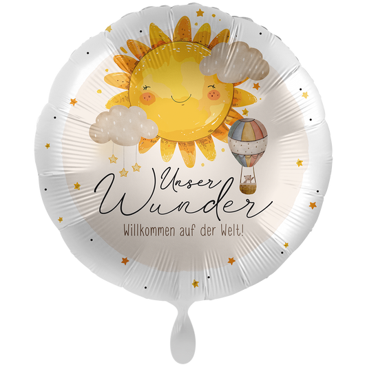 1 Ballon XXL - Baby Neutraal - Welkom op de wereld